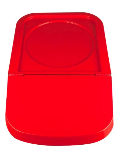 [50611208] INGREDIENTENBAK DEKSEL 40L ROOD 43X73CM