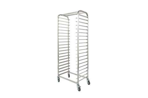 [55500284] ECHELLE PATISSIERE 20 NIVEAUX  40 X 60 ENTREE 60INOX -ESPACE ENTRE NIVEAUX 8CM