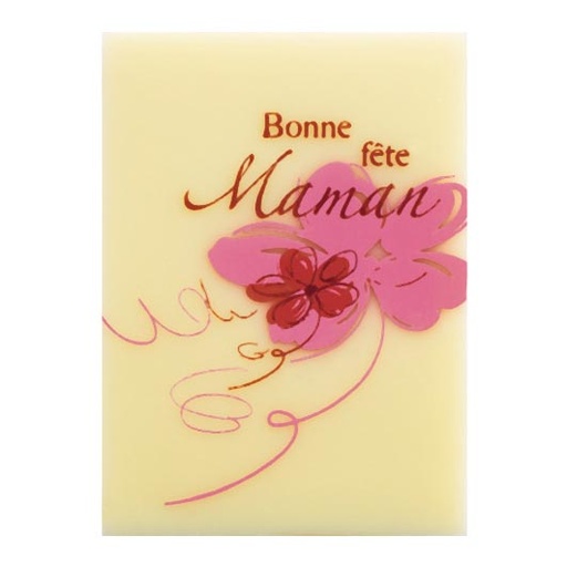 [08057182] 061360 PCB RECTANGLES CB BONNE FÊTE MAMAN 4X2,9 CM120PCES ***S/CD***