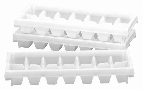 [54911947] SET DE 3 BACS A GLACONS EMPILABLES PLAST.TRANSP.