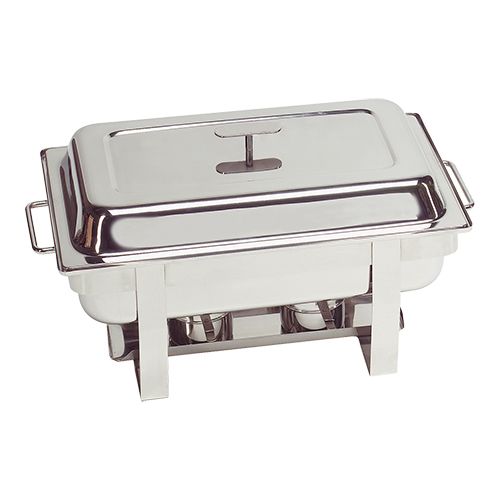 [54904710] MAX PRO "MILLENNUM" CHAFING DISH GN 1/1-INOX 18/02 BRANDERS 60X35XH37CM - 9L