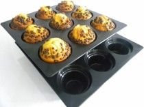 [51201124] MOULE A MUFFIN CBP TRAY PLAQUE 3X3 POLYMERE