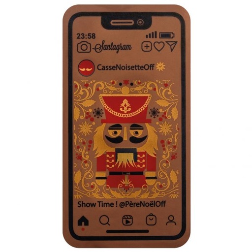 [08057869] 074180 PCB-BEDRUKT VEL NOTENKRAKER VOOR SMARTPHONE 11,6X6,1 CM 12 STUKS ***S/CD***