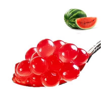 [25101213] BLACK COFFEE PERLES DE FRUITS 3,4KG GOUT PASTÈQUE POUR BUBBLE TEA