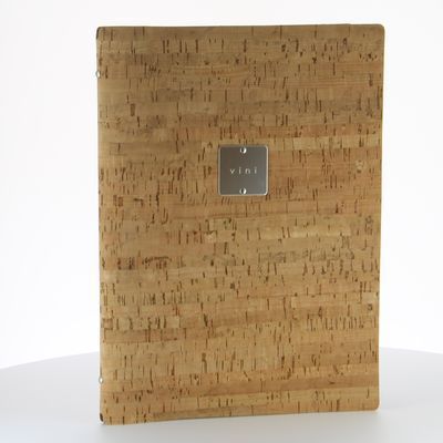 [57661352] DAGSTYLE MENUKAART A4 "VINI" KURK 31,5X23CM