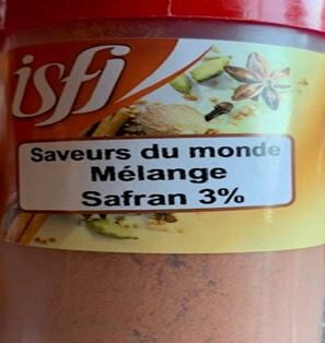 [05100711] *FF* JUSQU'A EPUISEMENT RAYE FOURNISSEUR* ISFI MÉLANGE SAFRAN 3% 100G