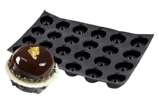 [51661074] FP-03416 FLEXIPAN® ORIGINAL POMPONNETS 30X20CM 24EMP 29.9X19.9CM Ø3.6CM H1.7CM