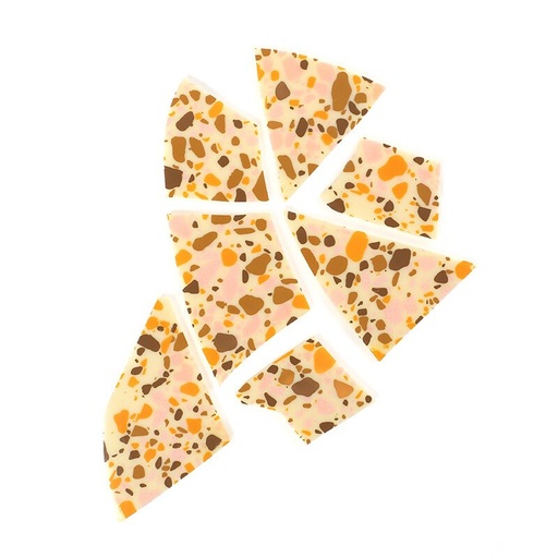 [08054909] 2075052 MOZAÏEK BREAKABLE CHOCOLATE 30X12CM 8PCS ***ON/ORDER***