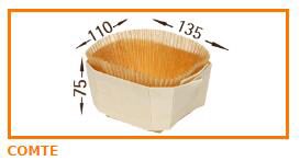 [24504037] PANI COMTE MOLDS 135X110X75 MM NEUTRAL BOX OF 160 PIECES