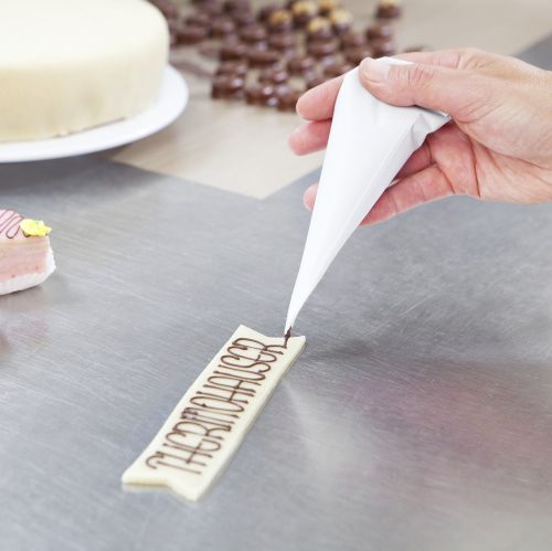 [50101207] 20 CM WHITE THERMO DECORATIVE POCKET