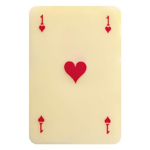 [08057204] 061384 PCB PRINTED PLAYING CARD SHEETS 150 RECTANGLE DECORATIONS 6X4CM 15PCS ***S/CD***