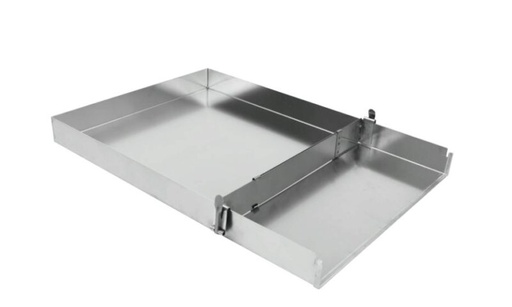 [51701032] EXTENDABLE STAINLESS STEEL DIVIDER (FROM 34CM TO 61CM) FOR STAINLESS STEEL FRAME