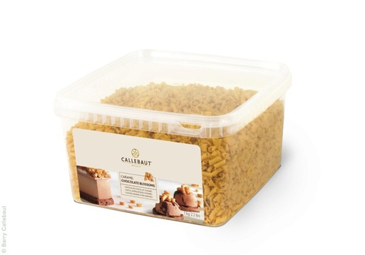 [08100015] CALLEBAUT CHF-BS-9CAR-E4-07B (ex-MONA LISA CHF-BS-22274E4-07B) BLOSSOMS COPEAUX CARAMEL1KG