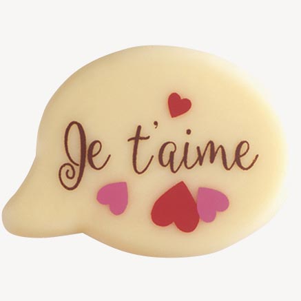 [08057102] 061273 PCB BUBBLES CB JE T AIME 3.7X3 CM 120PCS ***S/CD***