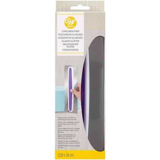 [08053024] WILTON STAINLESS STEEL ICING SMOOTHER 22.8CM X 7.6CM