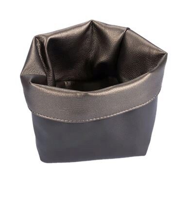 [57661401] PAVELINNI CORBEILLE 14X14CM METALIK BRONZE/GRIS 0182/N20