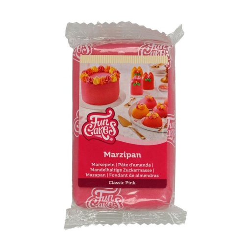 [70407438] FUNCAKES MARZIPAN ALMOND PASTE 20% ROSE 250GR