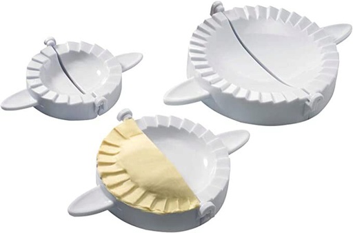 [54914724] WESTMARK SET OF 3 WHITE PLASTIC RAVIOLI MOLDS