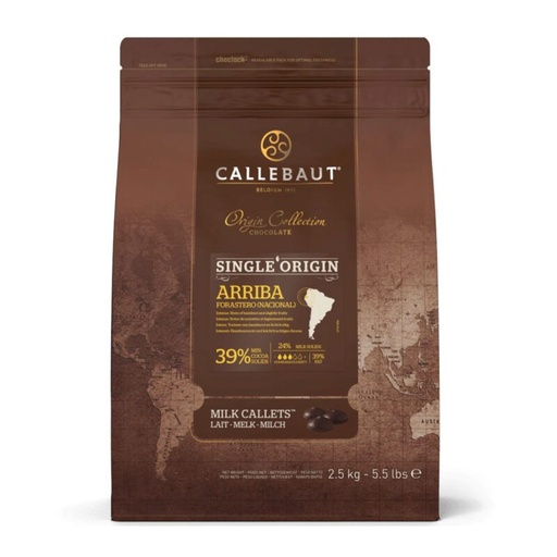 [03070226]  CALLEBAUT CHM-Q415AR-E4-U70 ARRIBA LAIT 39% 2,5KG