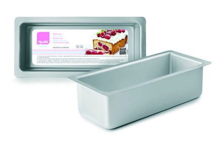 [51223036] IBILI ANODIZED ALUM CAKE MOLD 25X10XH7.5CM