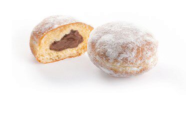 [02060240] DAUPHINE 5001178-4242001 MINI CHOCOLADE HAZELNOOT DONUTS 105 X 25GR