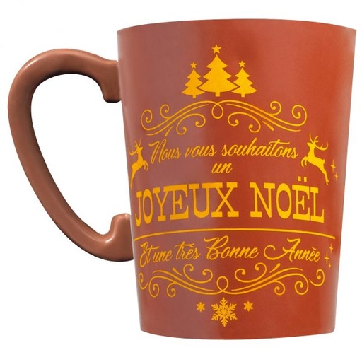 [08057577] 070446 PCB FEUILLES IMPRIMÉES JOYEUX NOËL POUR MUG 25,35X11 CM 10PCES ***S/CD***