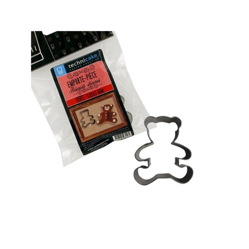 [08075665] STAINLESS STEEL BEAR COOKIE CUTTER