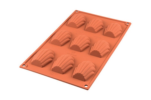 [57663825] SILIKOMART SF032 9 MADELEINE MOLD 68 X 45 H 17MM 30ML ML NON-STICK GN1/3 -50° TO 250°