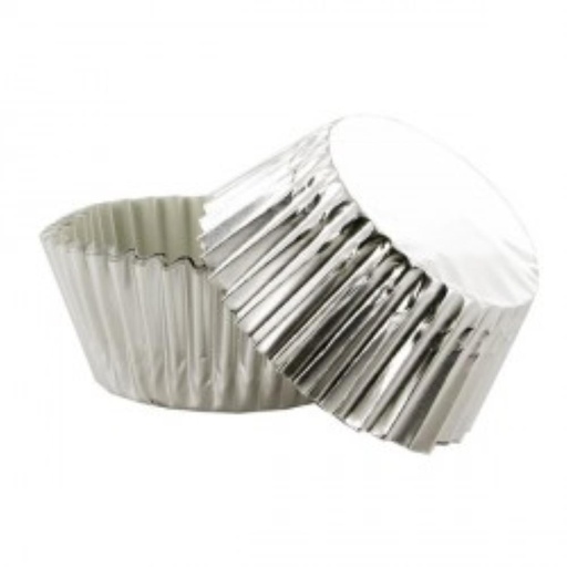 [70407428] Cupcakevormpjes zilver50 stukken =blister