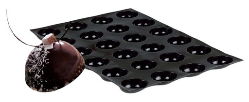 [51661070] FP-03268 FLEXIPAN® ORIGINAL HALF SPHERES 30X20CM6EMP 28.7X18.8CM Ø7CM H4CM