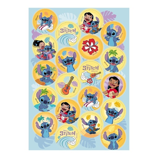 [00067392] MINI ZETMEELSCHIJVEN STITCH Ø3,4CM