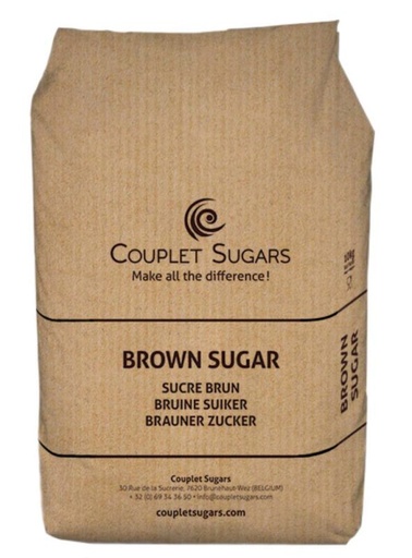 [03010688] COUPLET BROWN CANE SUGAR KBR 25KG