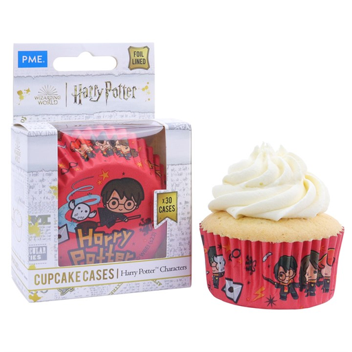 [00067883] CAISSETTES CUPCAKES PERSONNAGES HARRY POTTER 30PCS