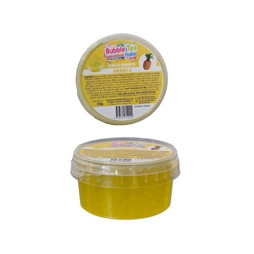 [00068133] BLACK COFFEE FRUITPARELS 250GR ANANAS SMAAK P/BUBBLE TEA