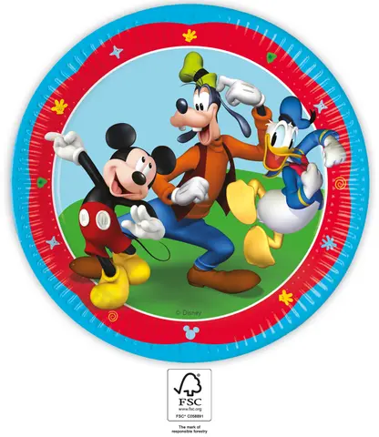 [00068331] MICKEY RTH ASSIETTES EN PAPIER 23 CM 8pcs