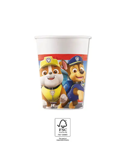 [00068352] PAW PATROL HERO FSC GOBELETS 200ML 8pcs