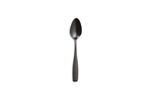 [00068634] COMAS BLACK FLEUR DE LYS DESSERT SPOON