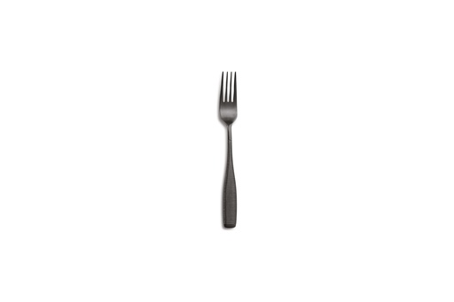 [00068637] COMAS BLACK FLEUR DE LYS CAKE FORK