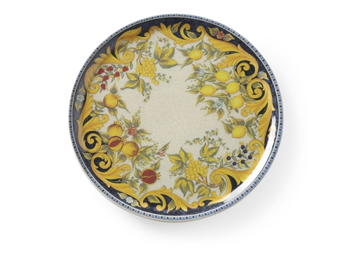 [00068639] ASSIETTE PIZZA PORCELAINE BAROCCO 33 CM  