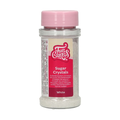 [00068813] FunCakes Fine Sugar Crystals White 80g