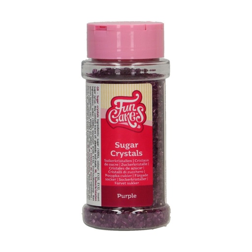 [00068821] FunCakes Fine Sugar Crystals Purple 80g