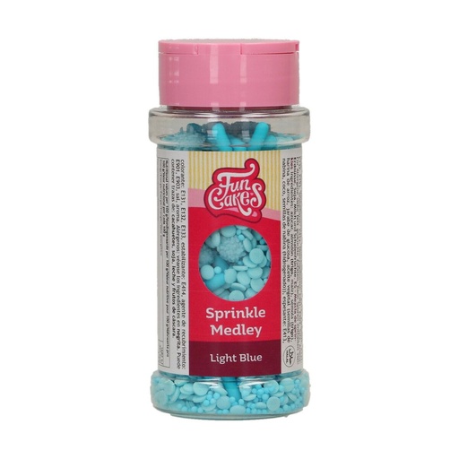 [00068833] FunCakes SUGAR DECORATION MIX Light Blue 70g