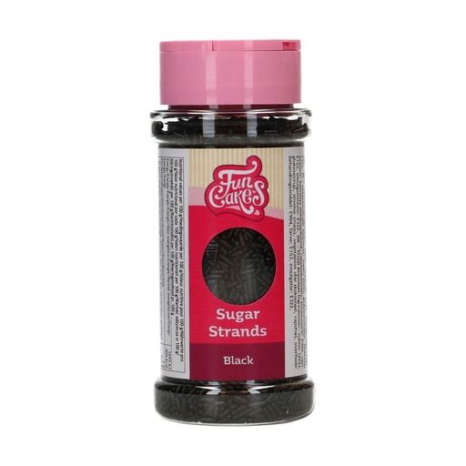 [00068835] FunCakes Black Sugar Sprinkles 80 g