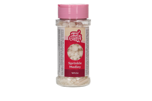 [00068843] FunCakes SUGAR DECORATION MIX White 65g