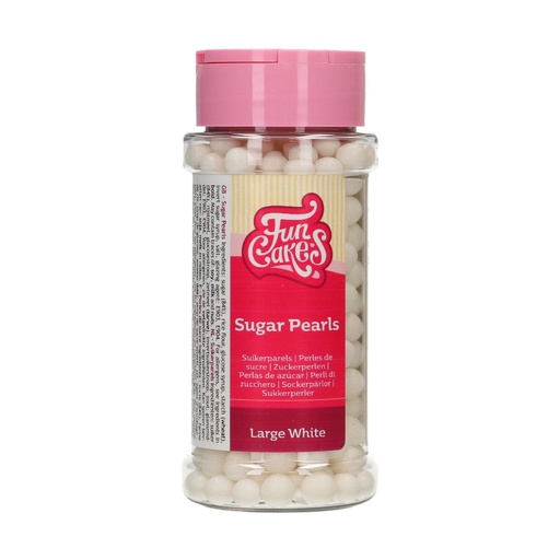 [00068960] FunCakes Sugar Pearls Large White 70 g