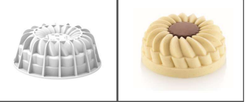 [00069062] SILIKOMART ROUND MOLD ø140 H 59 MM "WHOLE HEART" 710ML