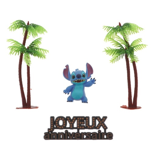 [00069086] Stitch Taartdecoratieset 6cm