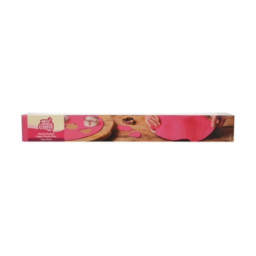[70407370] FUNCAKES READY TO UNMOULD FUSCHIA SUGAR DOUGH Ø 36CM 430GR
