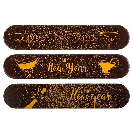 [00070308] 2015777 Eclair Happy New Year 15x3 cm 35pcs ***OP/ORDER***