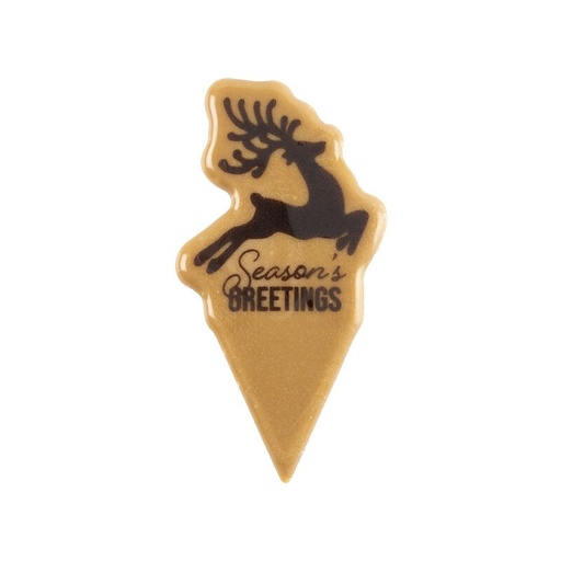 [00070360] 2015427 Pique Cerf Season's Greetings 6,7 cm 80pcs ***S/CDE***